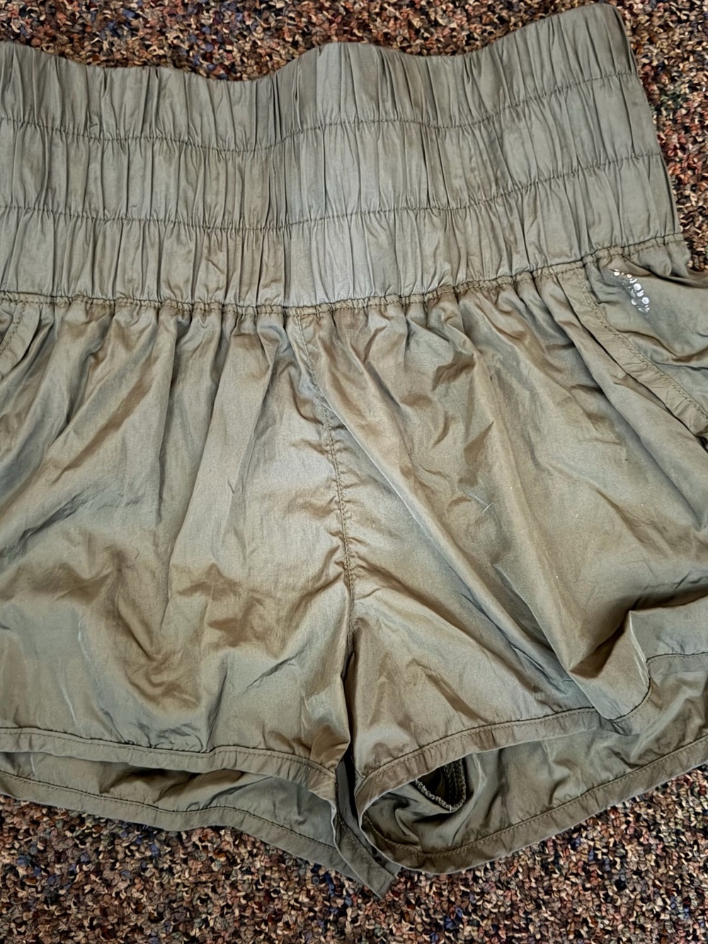 Free People Movement The Way HomeOlive Green Shorts